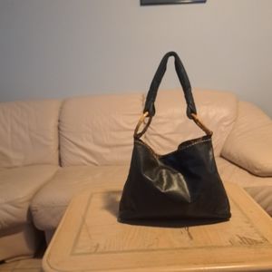 Brown Italian leather Plinio Visona Handbag